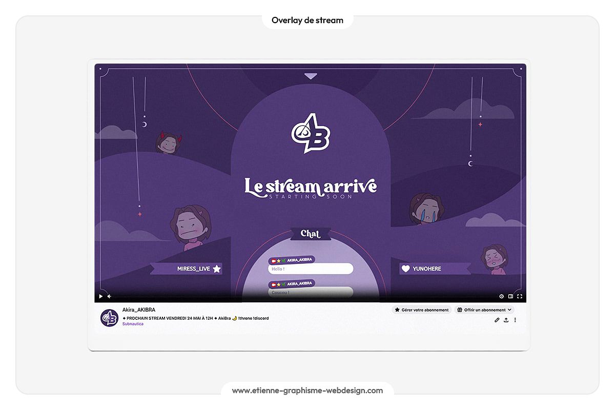 Akira | Overlay de stream