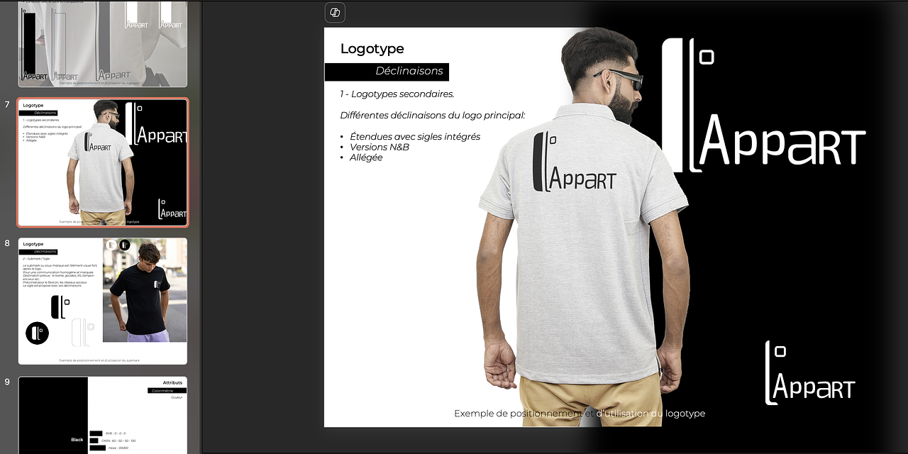 Charte graphique artisan