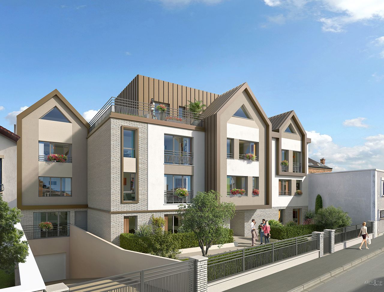 Houilles -Extérieur Rue