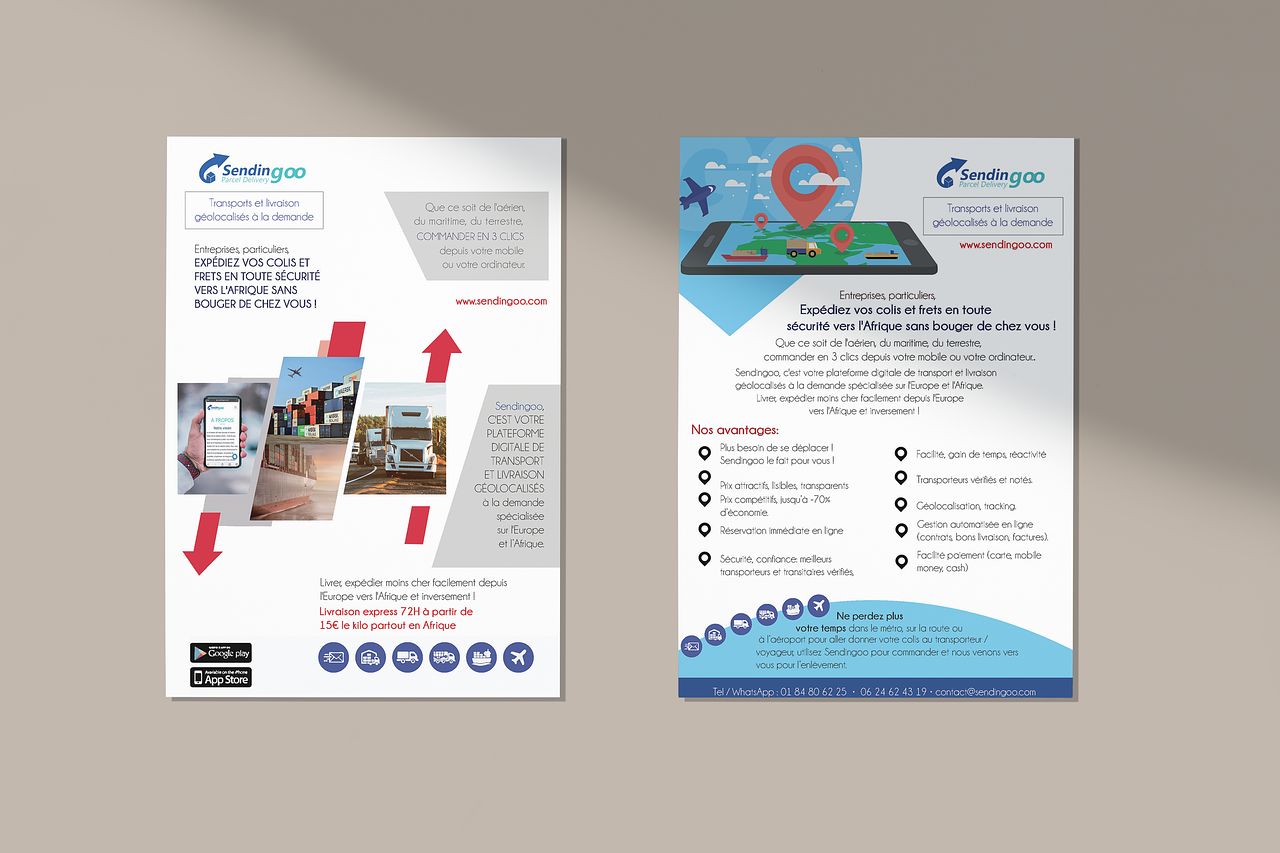 Création flyer / Sendingoo