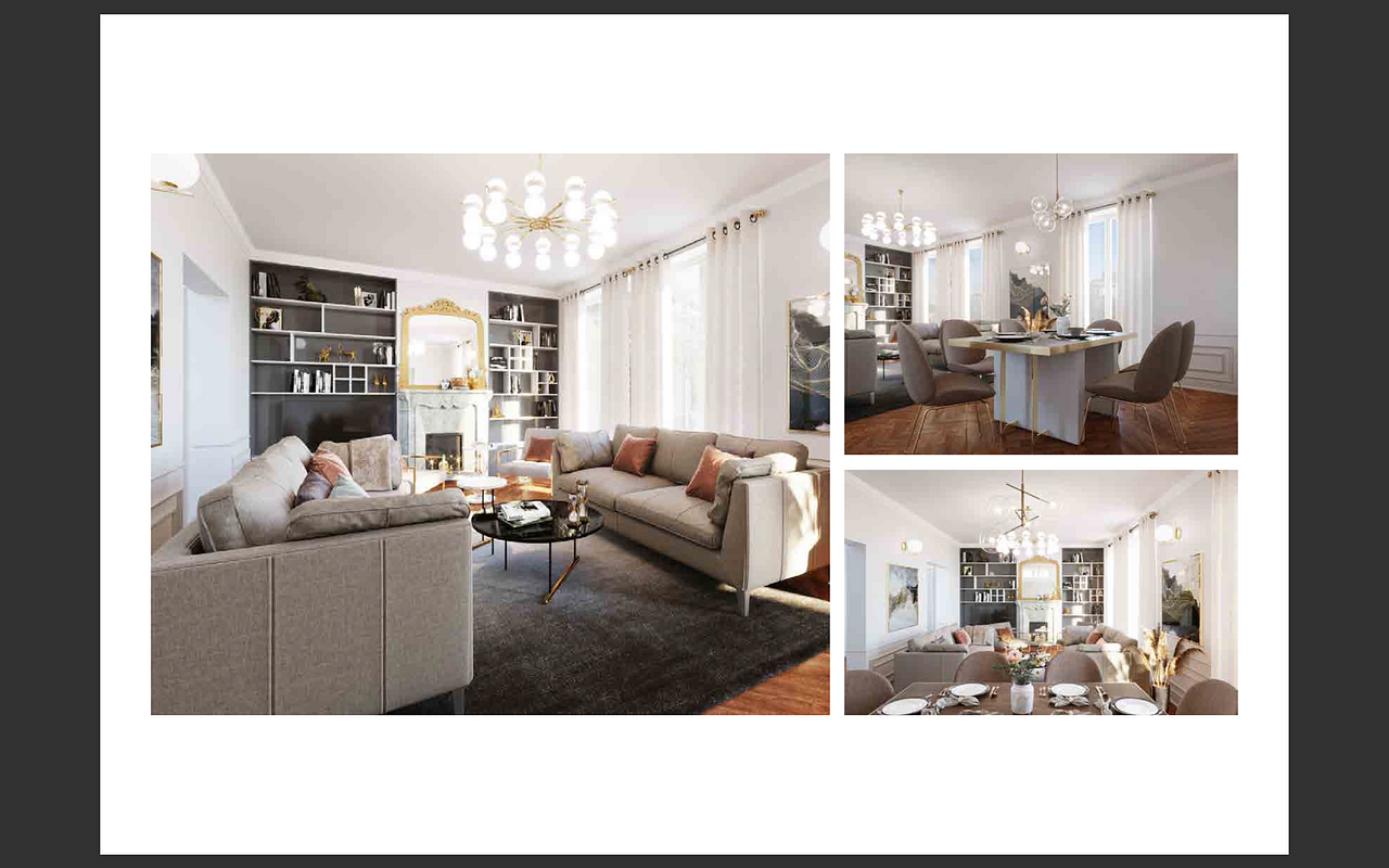 Salon en 3D