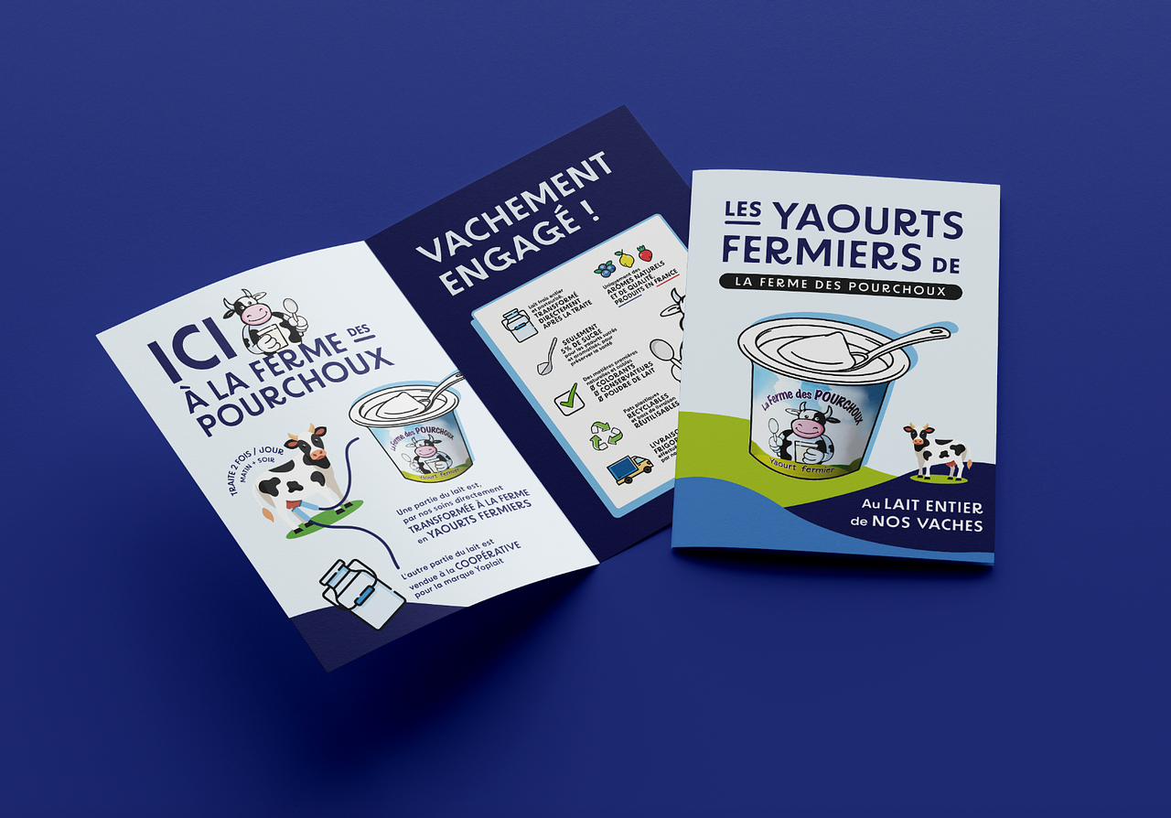 Yaourt fermier • Dépliant