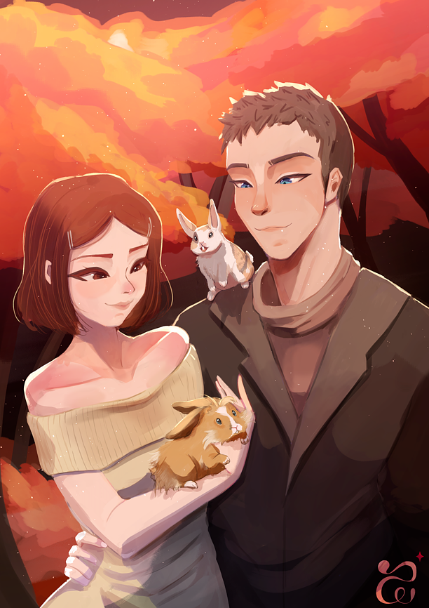 Illustration pour Evangéline