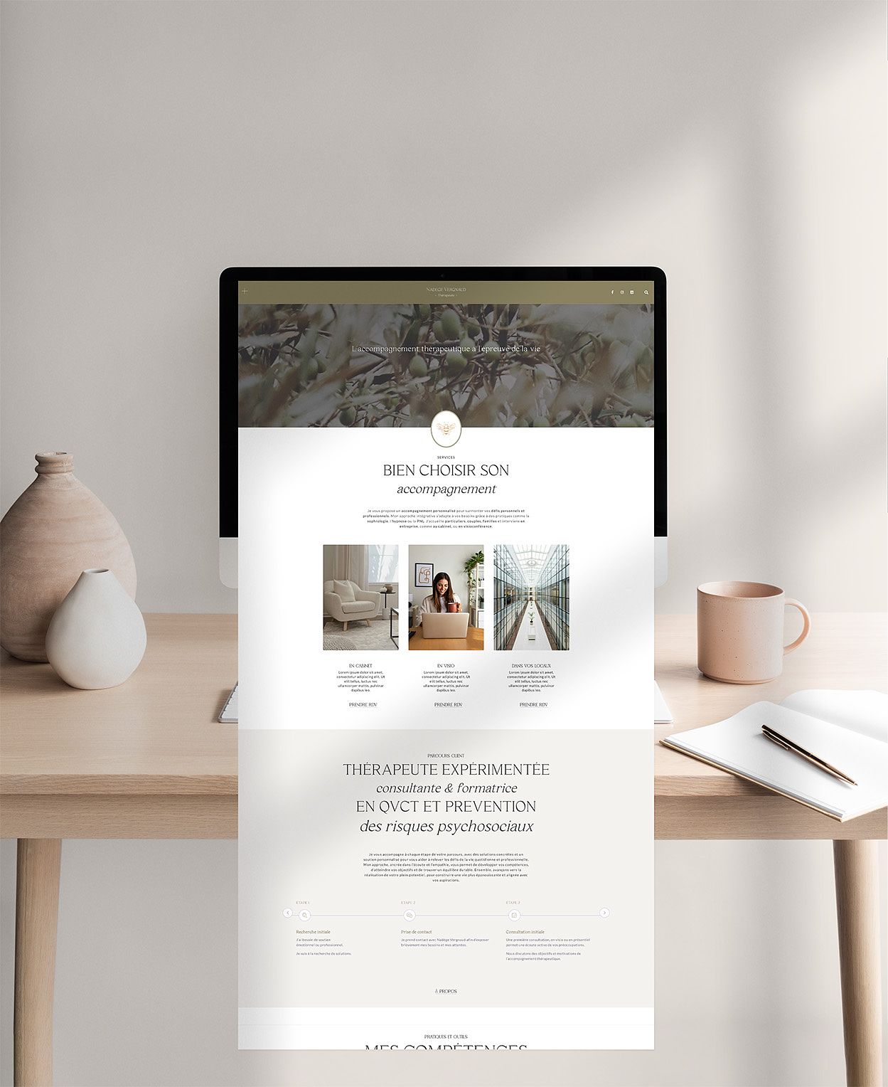 Site vitrine et prise de RDV