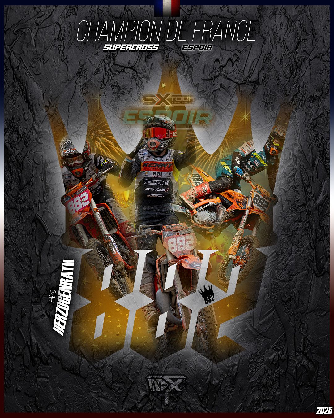 Champion de France Supercross : Enzo Herzogenrath