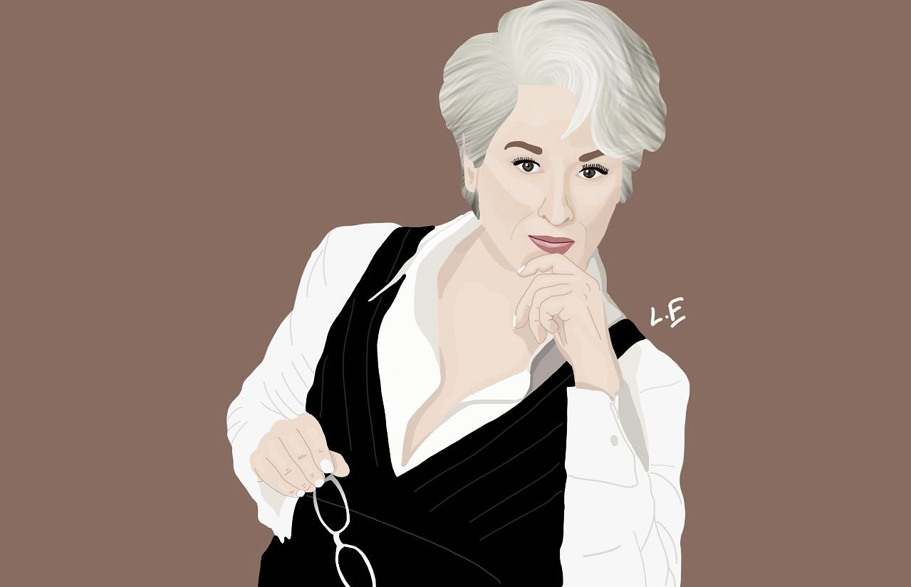 Illustration Meryl Streep
