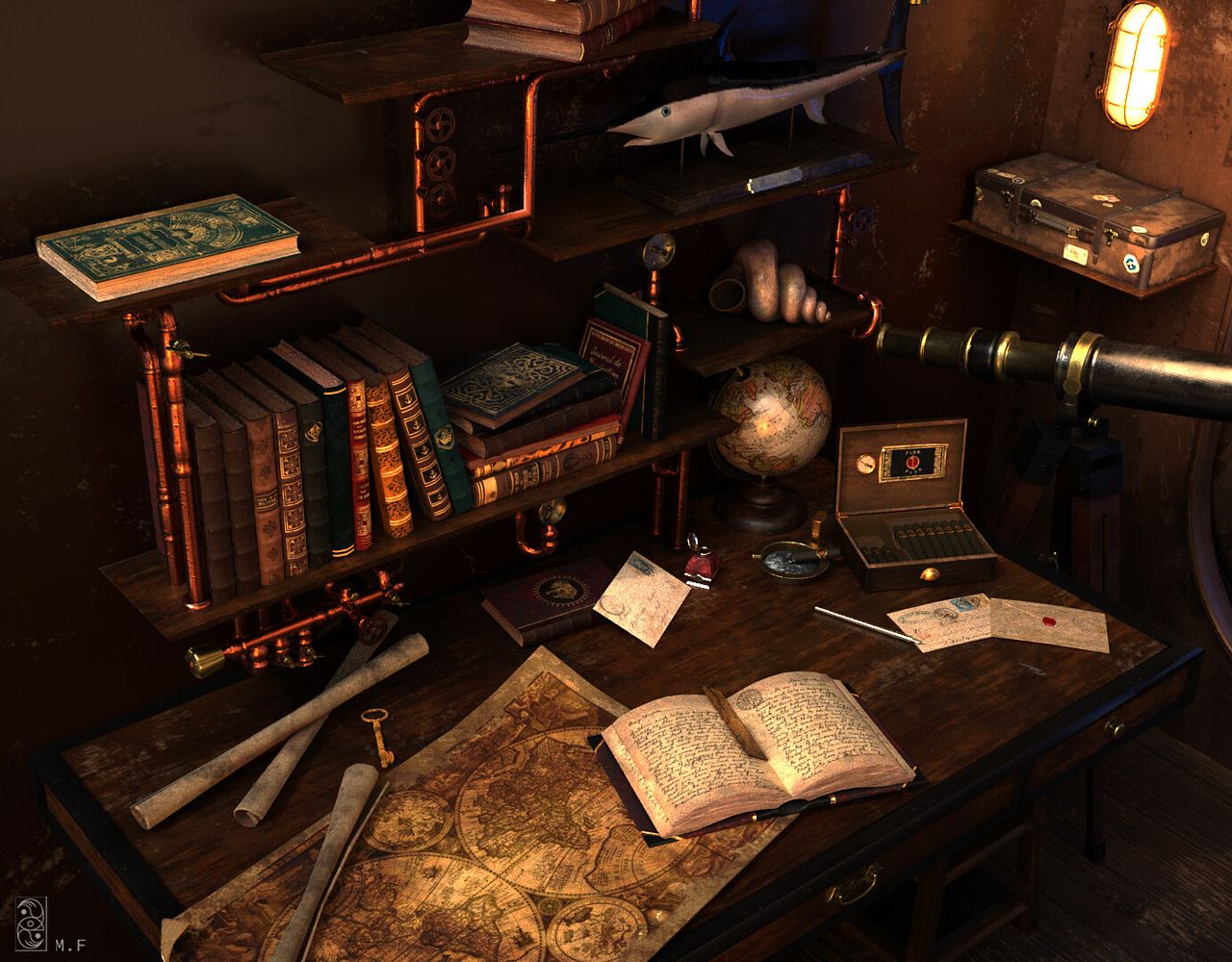 Environnement 3D – Bureau du Nautilus