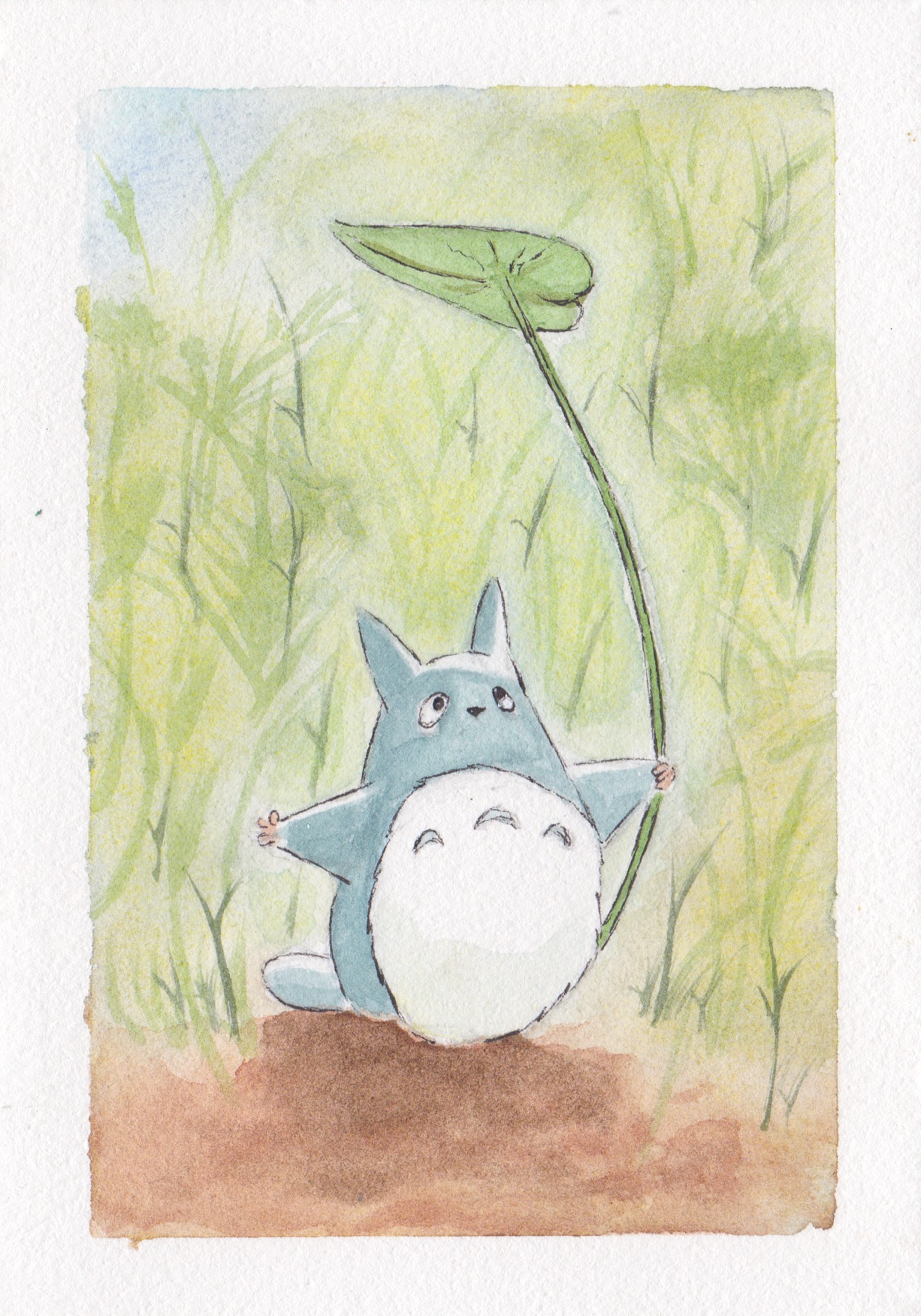 Totoro aquarelle