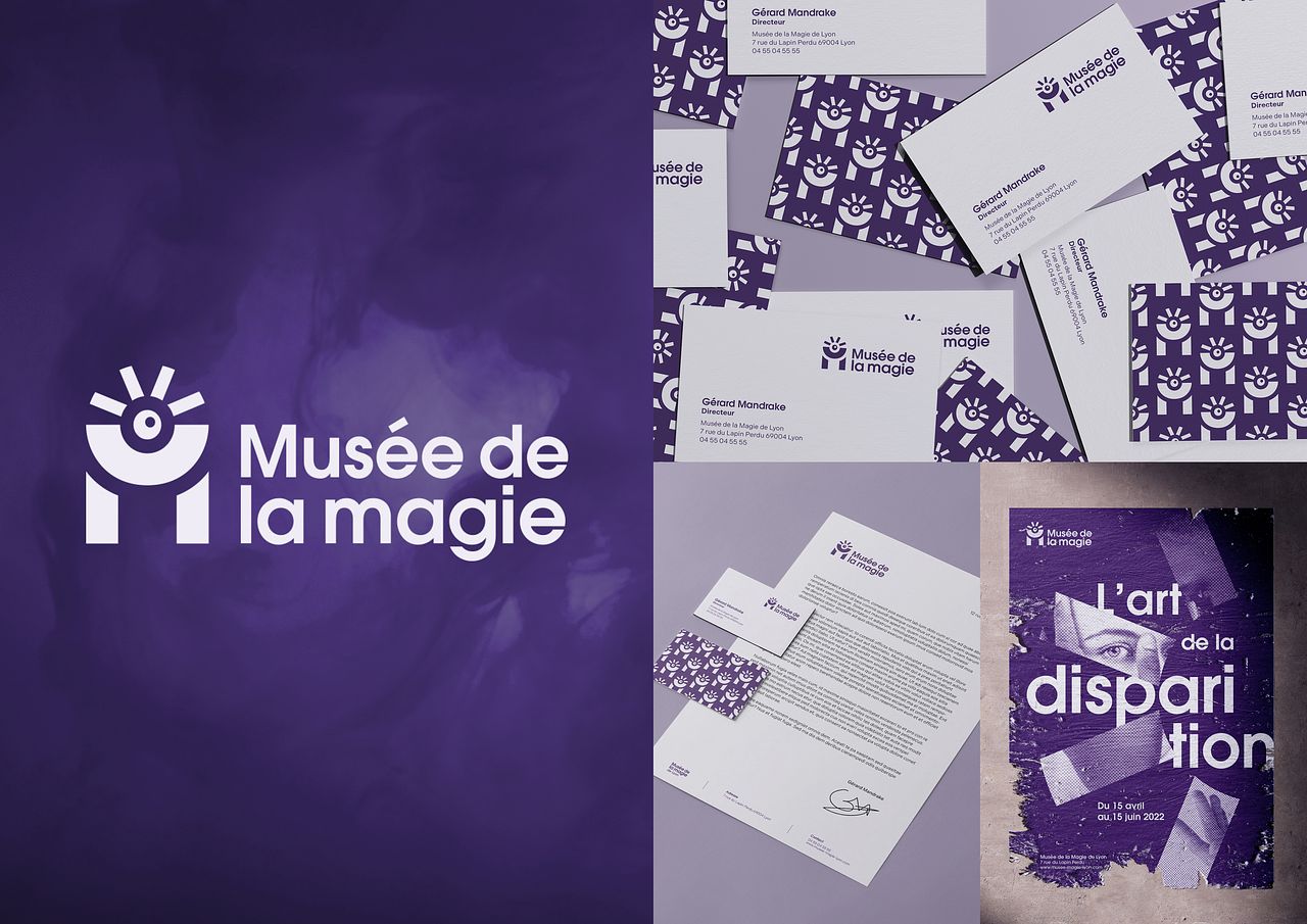 Identité visuelle pour un Musée de la Magie