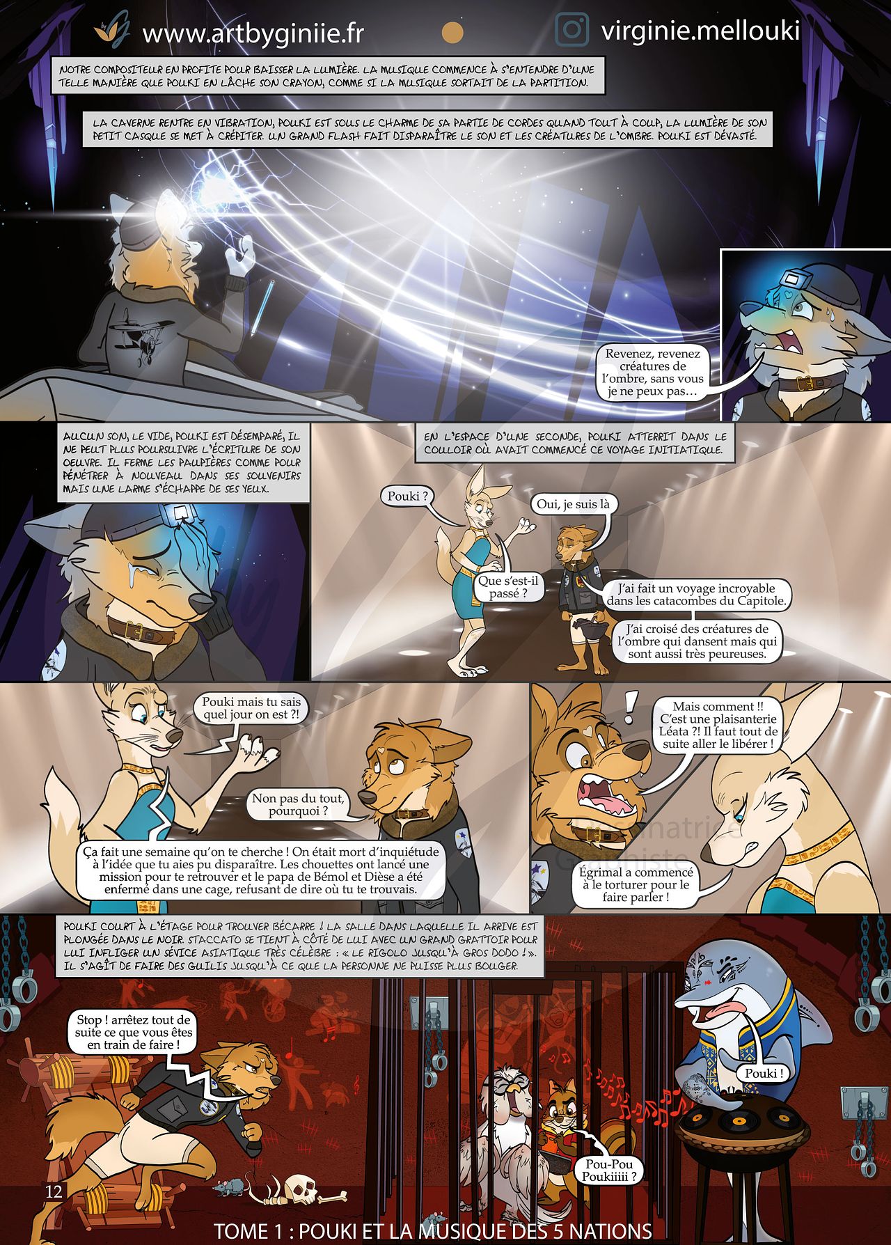 BD TOME 2 POUKI - illustrations intérieures