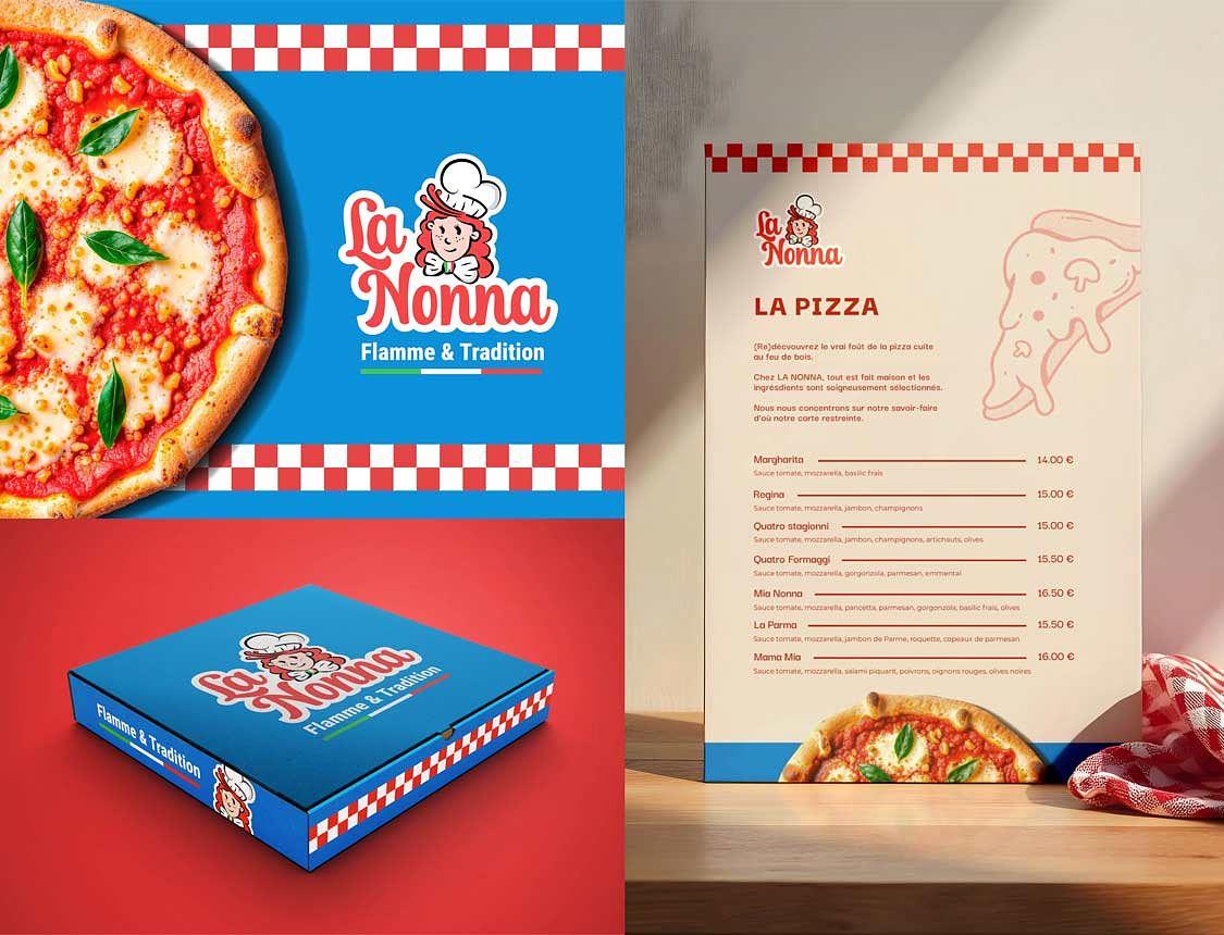 Identité visuelle // La Nonna 🍕