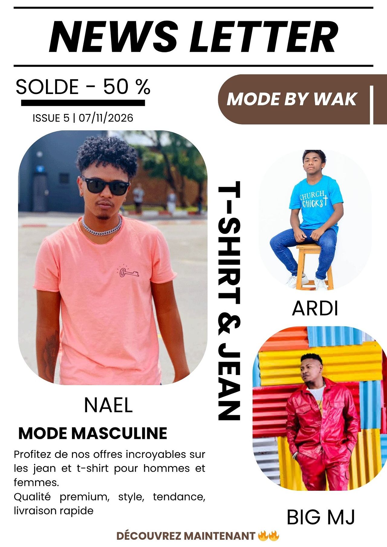 Newsletter Mode Homme