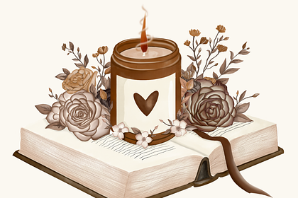 Illustration Logo Wick & Word