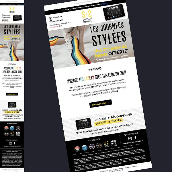 Emailing S2 Opération promotionnelle