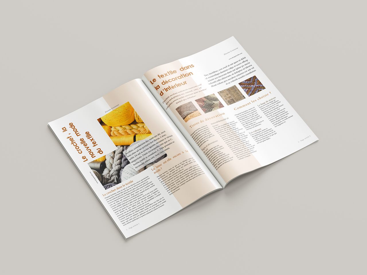 Mise en page magazine