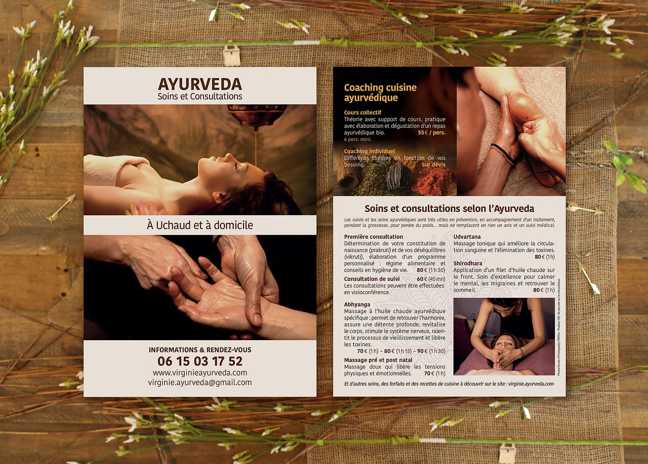 Flyer soins du corps