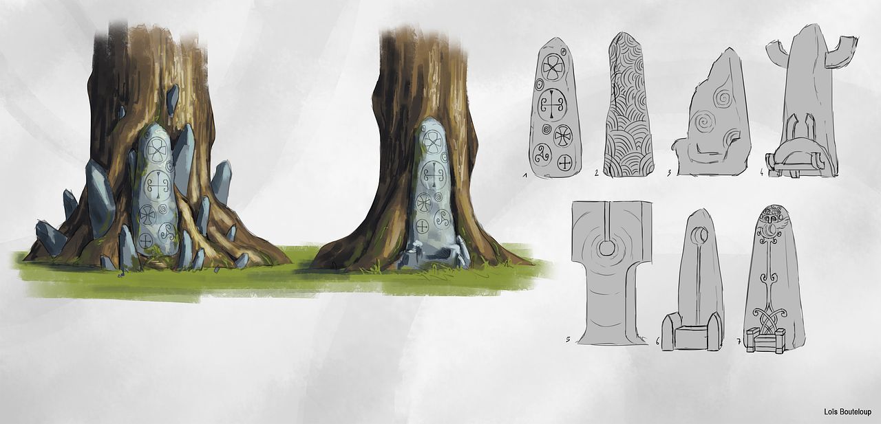 Croquis Pierre de Fal