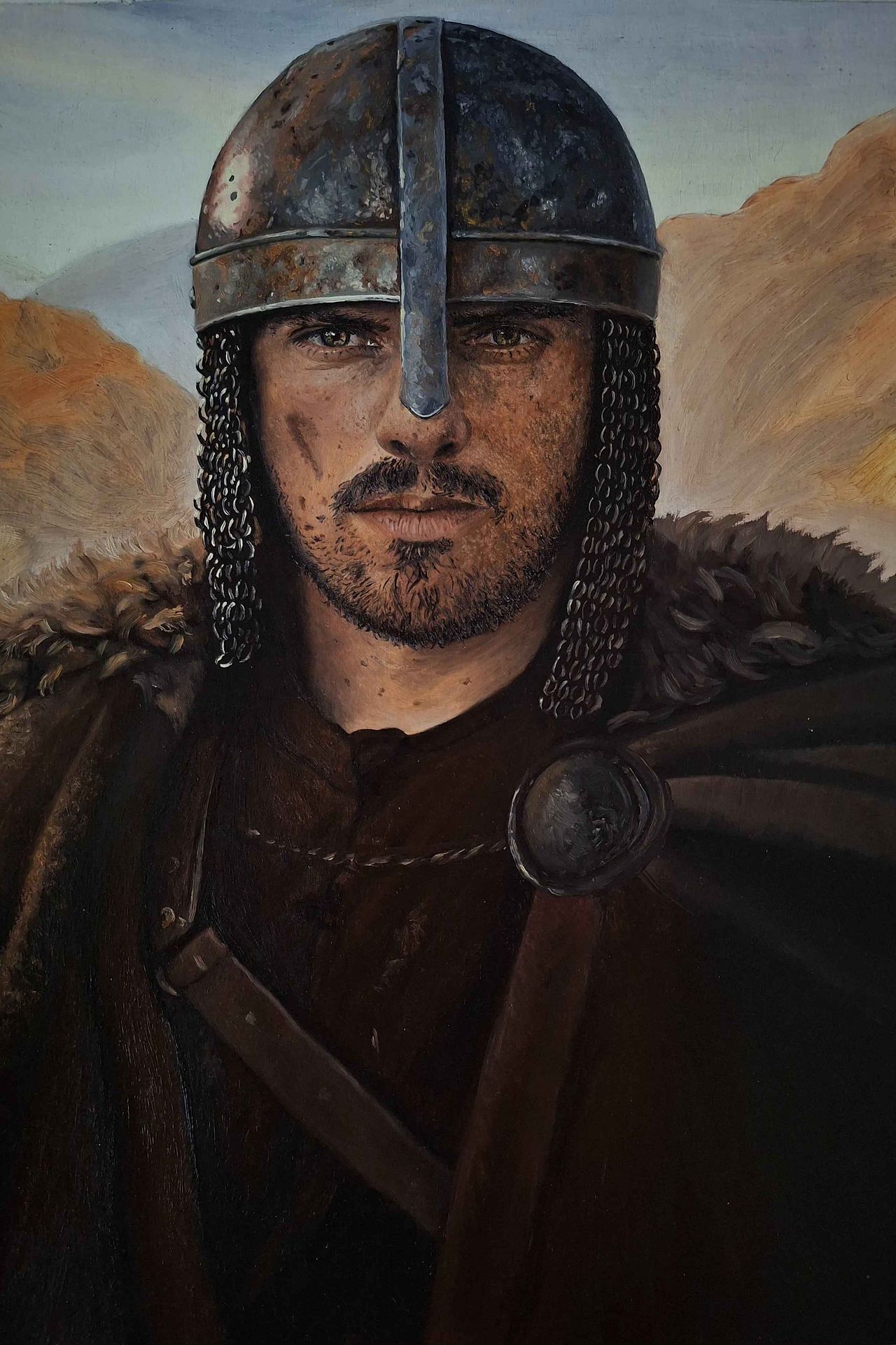 Portrait de guerrier viking – Illustration histo
