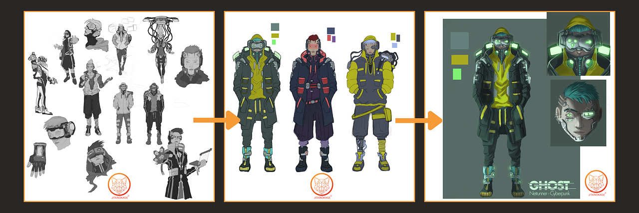 Conceptual - Character - Cyberpunk Style