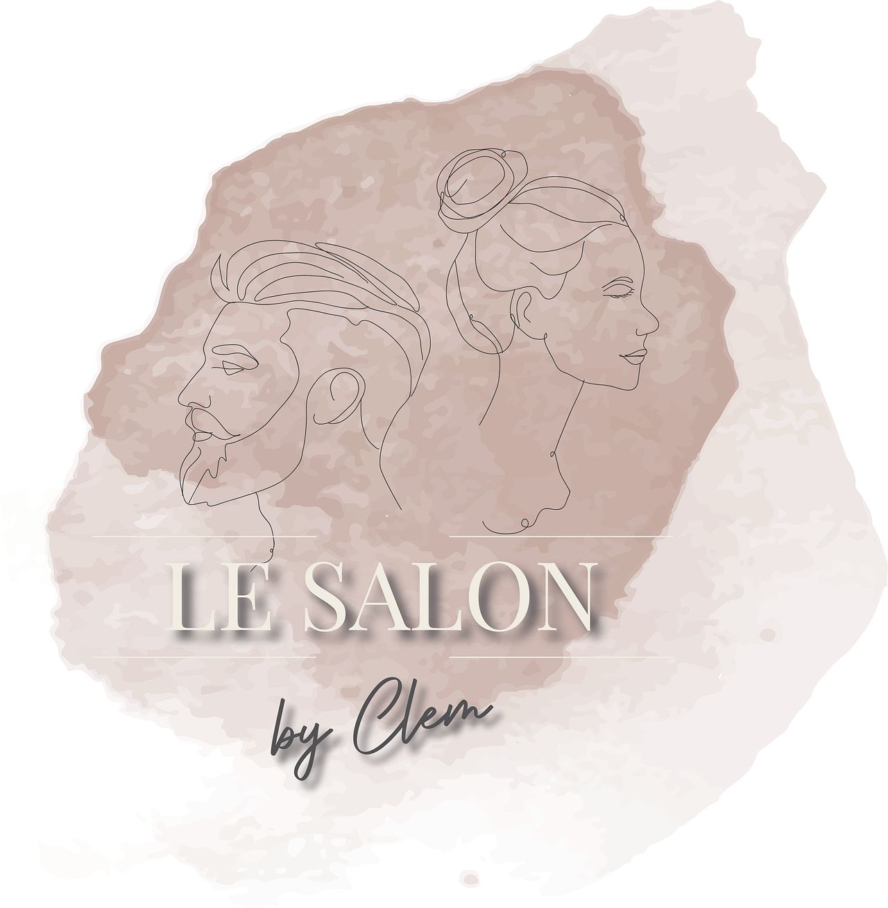 Logo pour salon de coiffure Le Salon By Clem