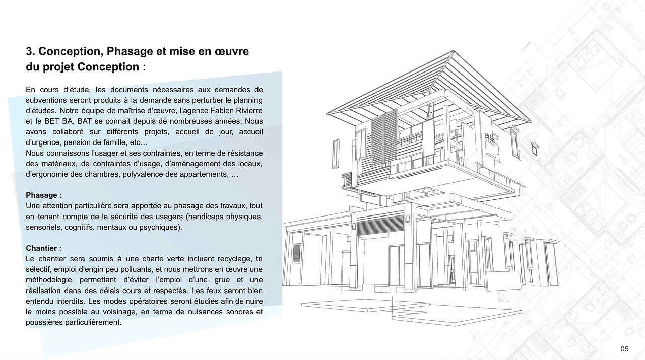 Présentation architecte