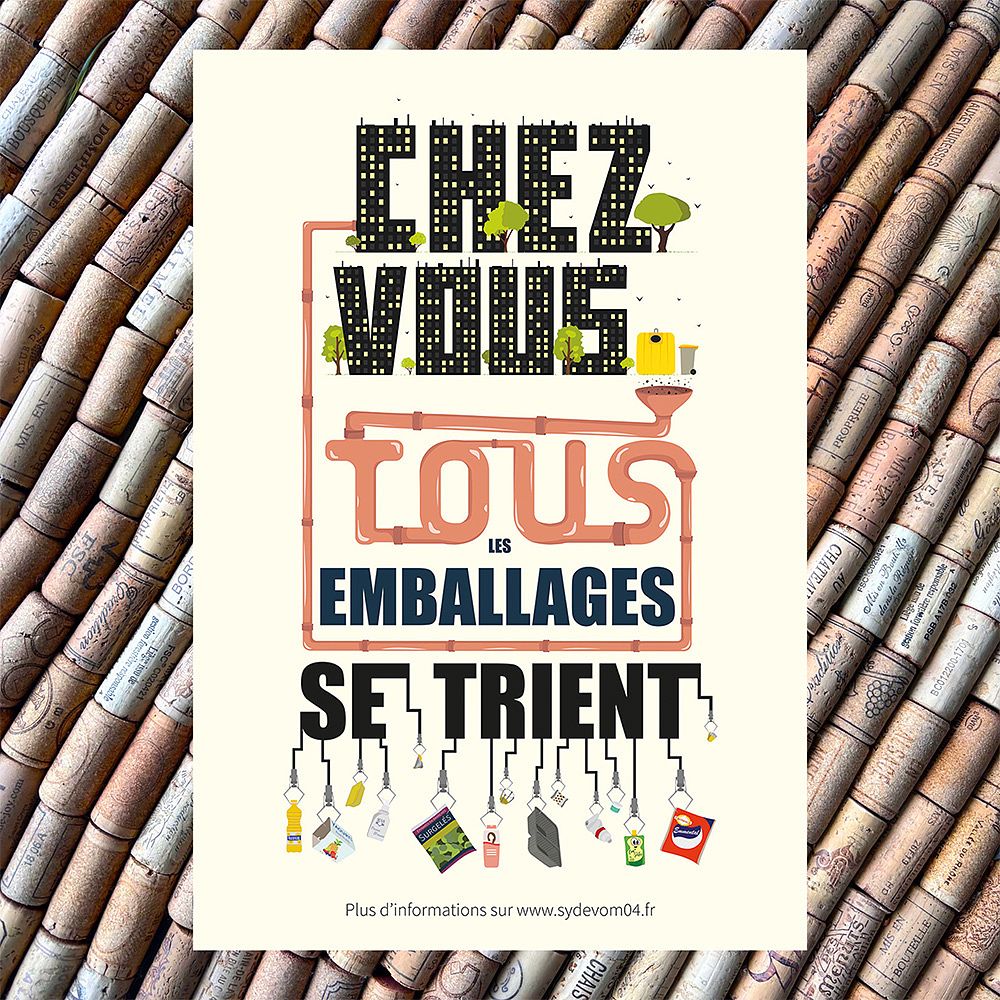 Affiche sensibilisation consignes de tri