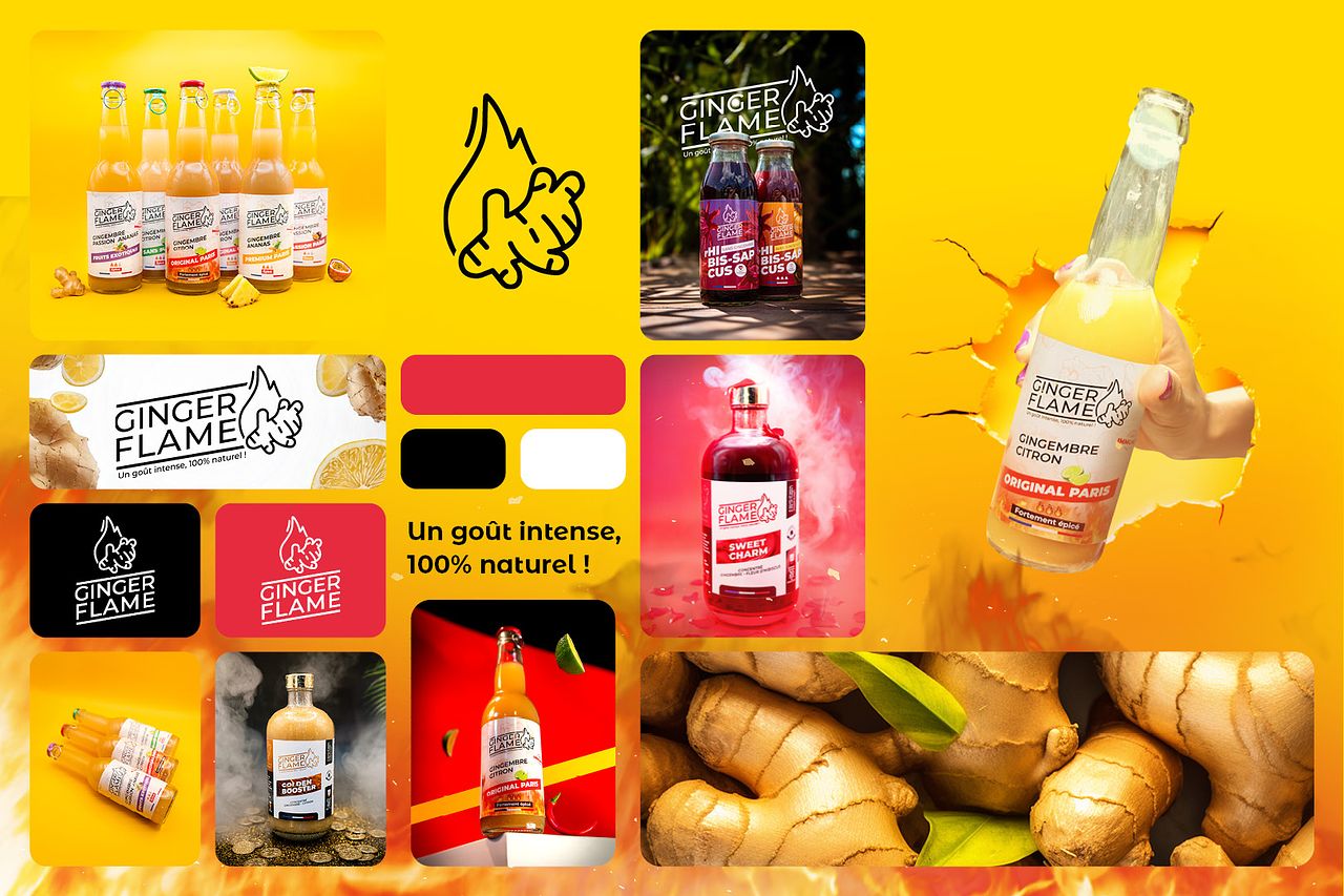 Identité visuelle // Ginger Flame 🍋‍🟩