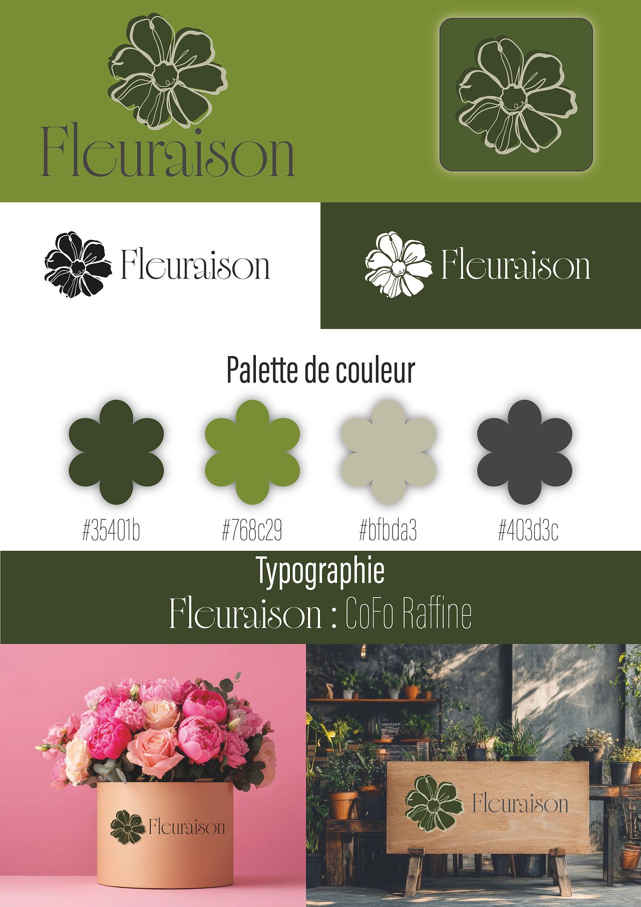 Charte graphique Fleuraison