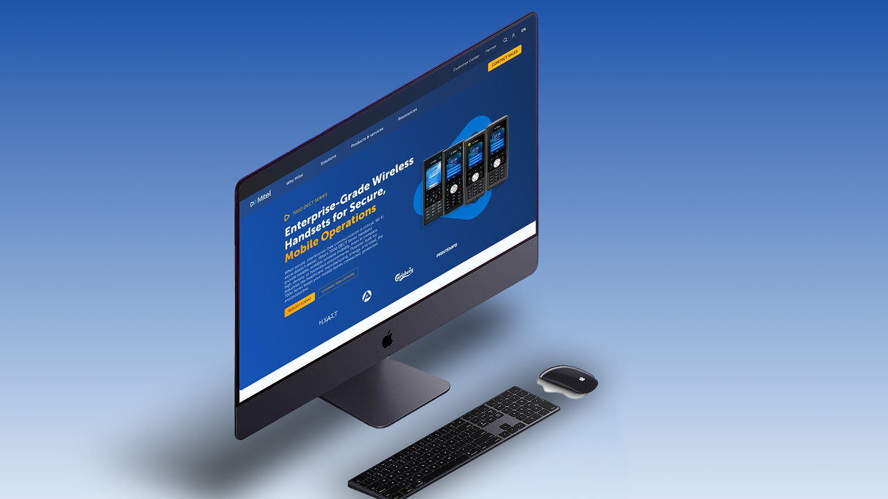 Mitel  refont page internet