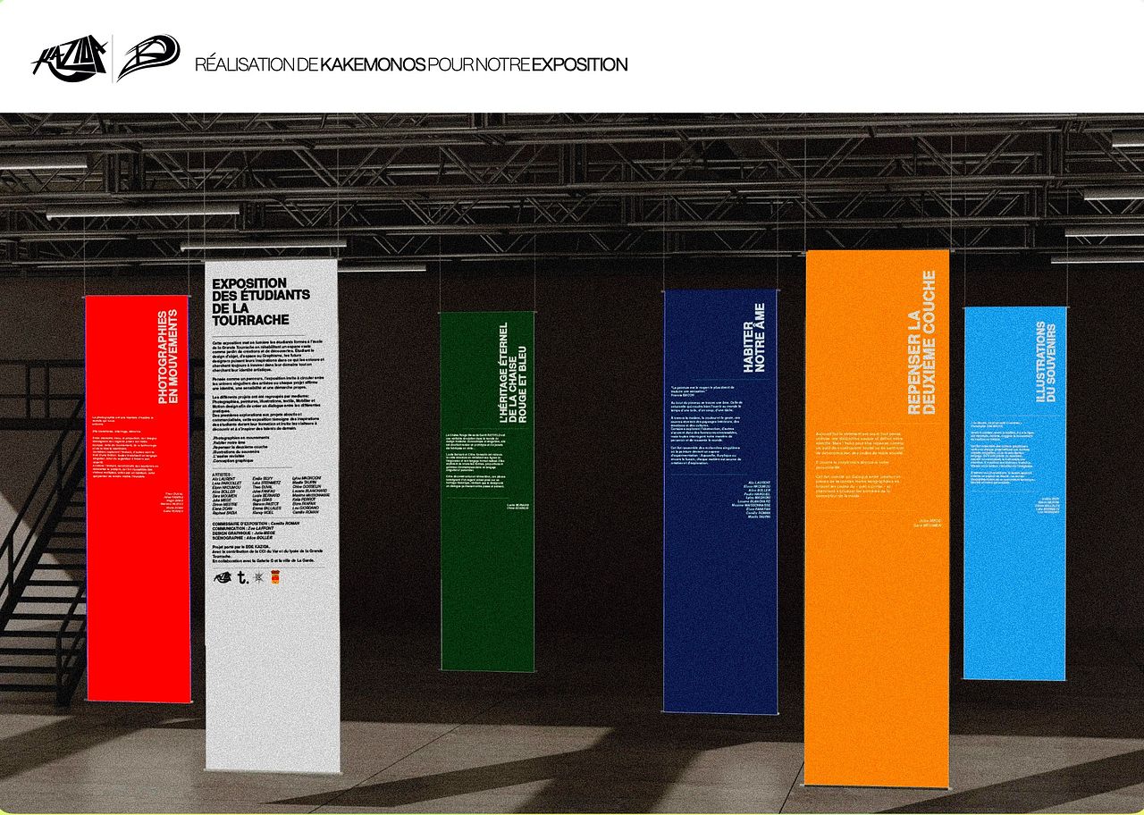 Mockup kakemono exposition