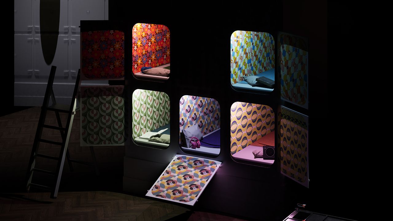 Visuel 3D réalisé pour la scéno de l'Opéra Junior