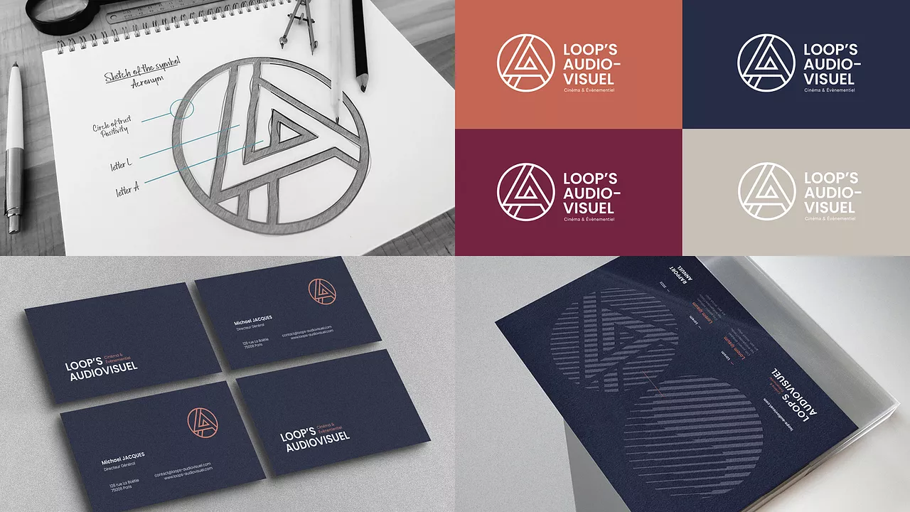 Loop's Audio Visuel - Brand Identity par frederic_belot