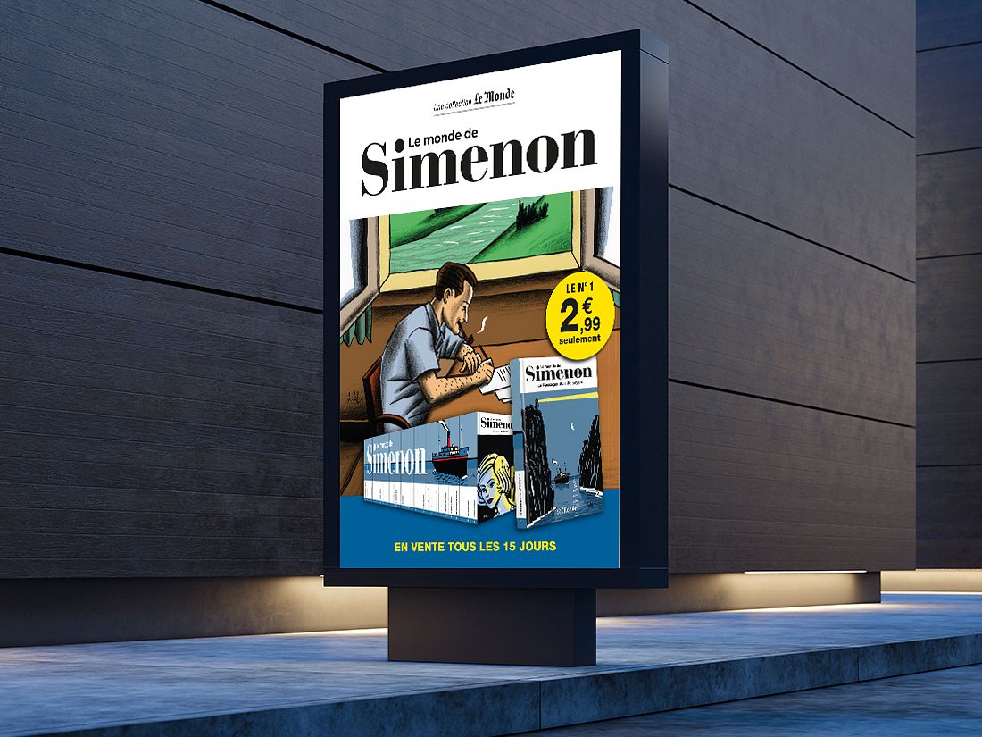 Affiche "Le monde de Simenon"