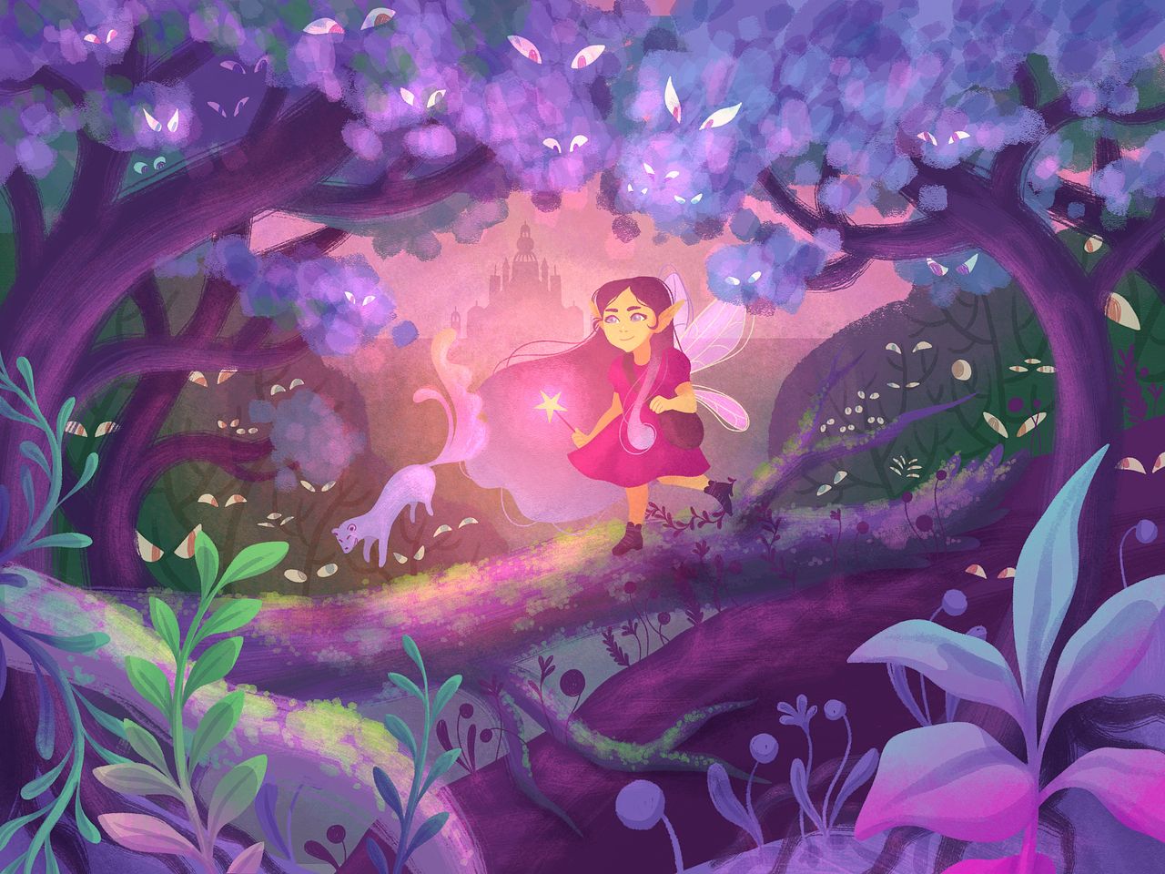 Mia & les monstres - Illustration