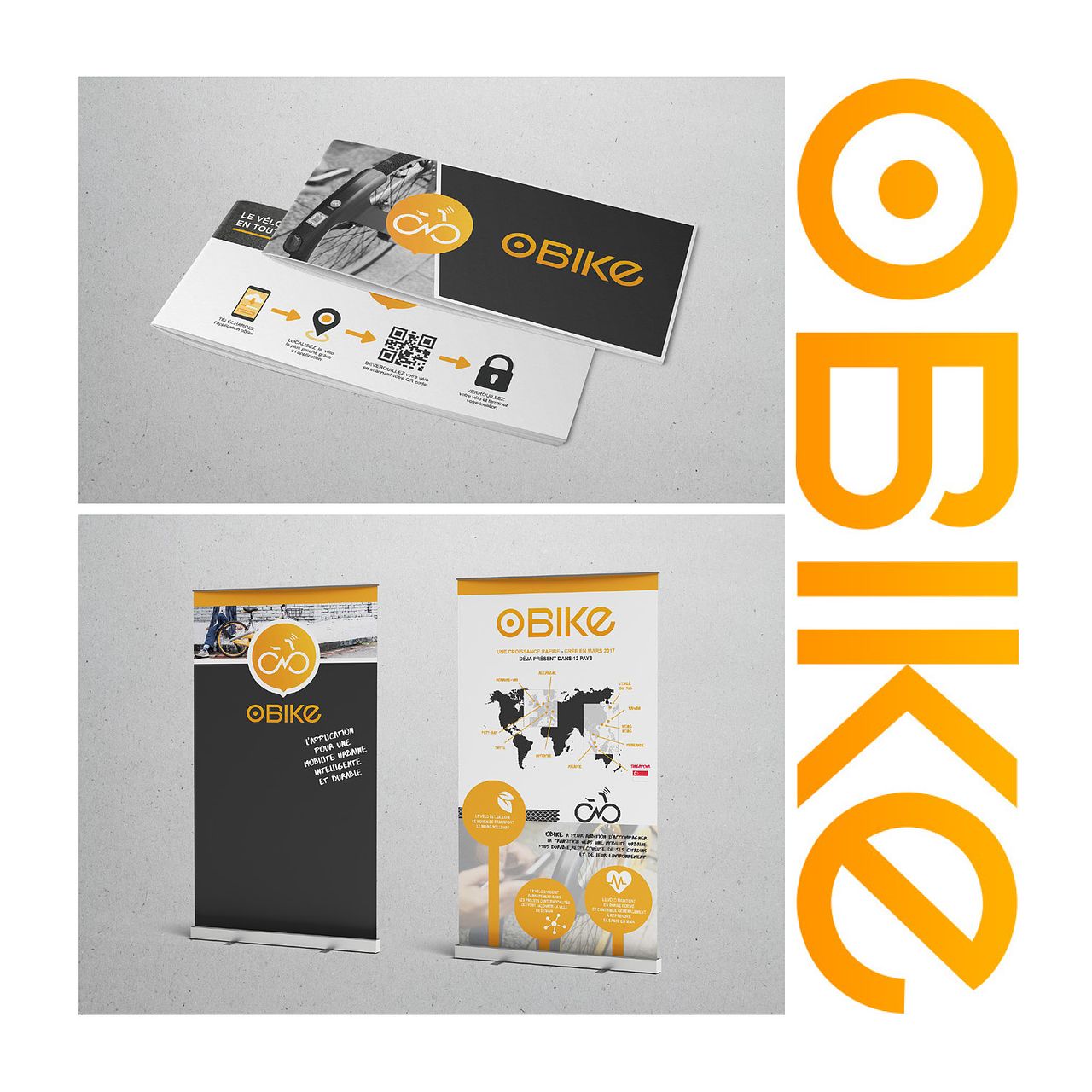 Brochure et PLV Obike