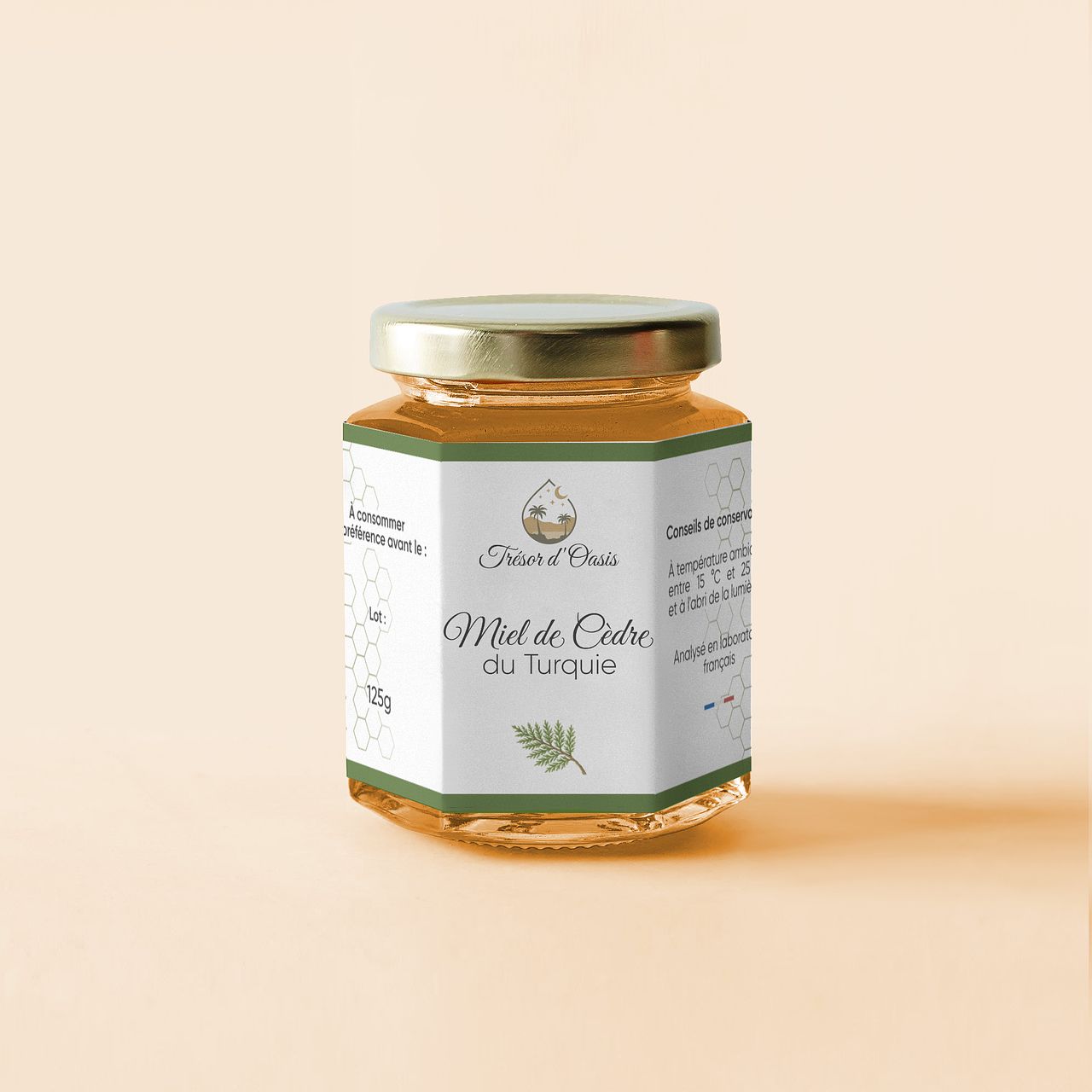 Etiquette pot de miel