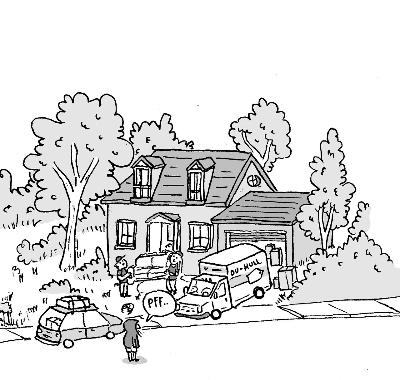 La chasse aux indices - une nouvelle maison