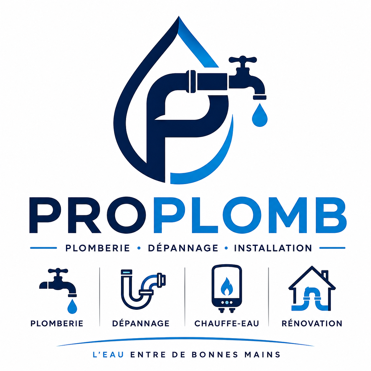 Création de logo – Entreprise de plomberie
