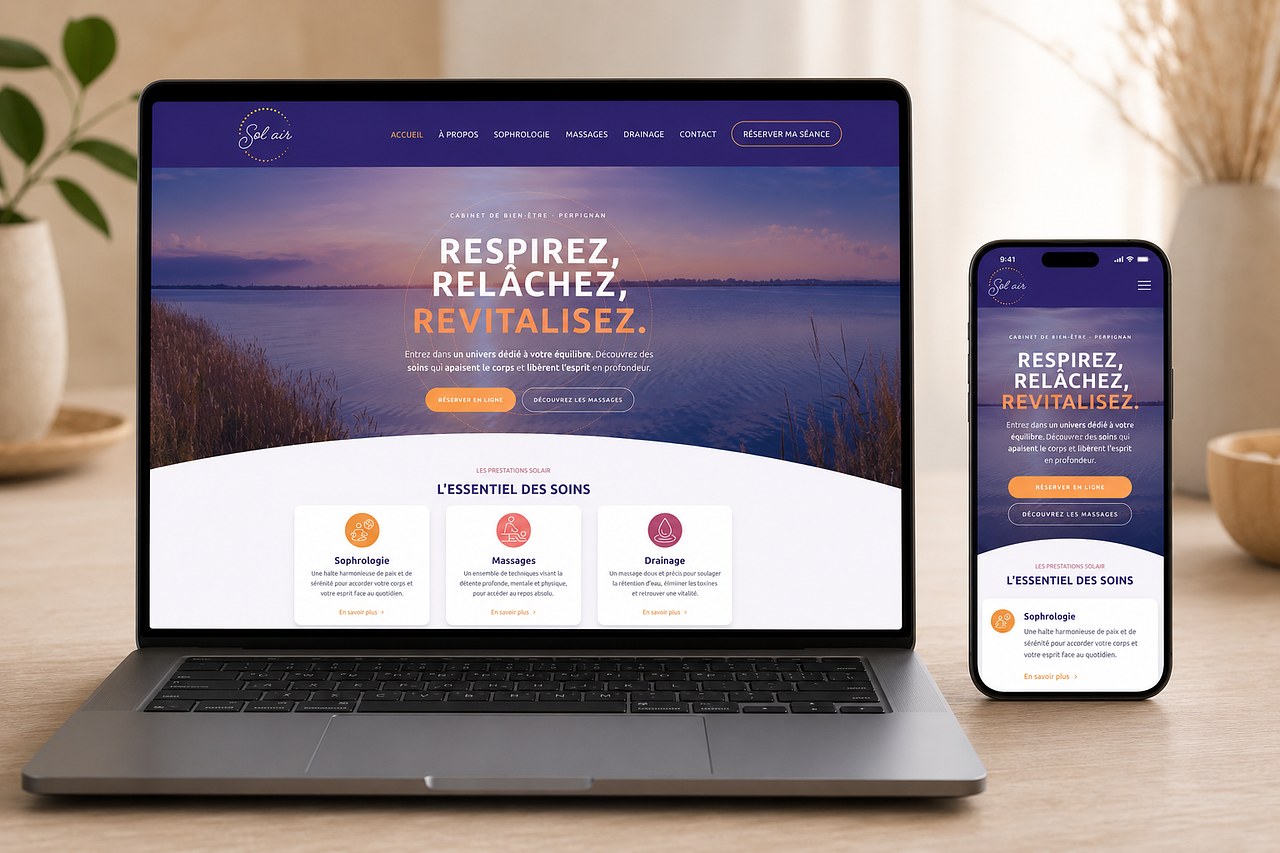 Site internet responsive SolAir