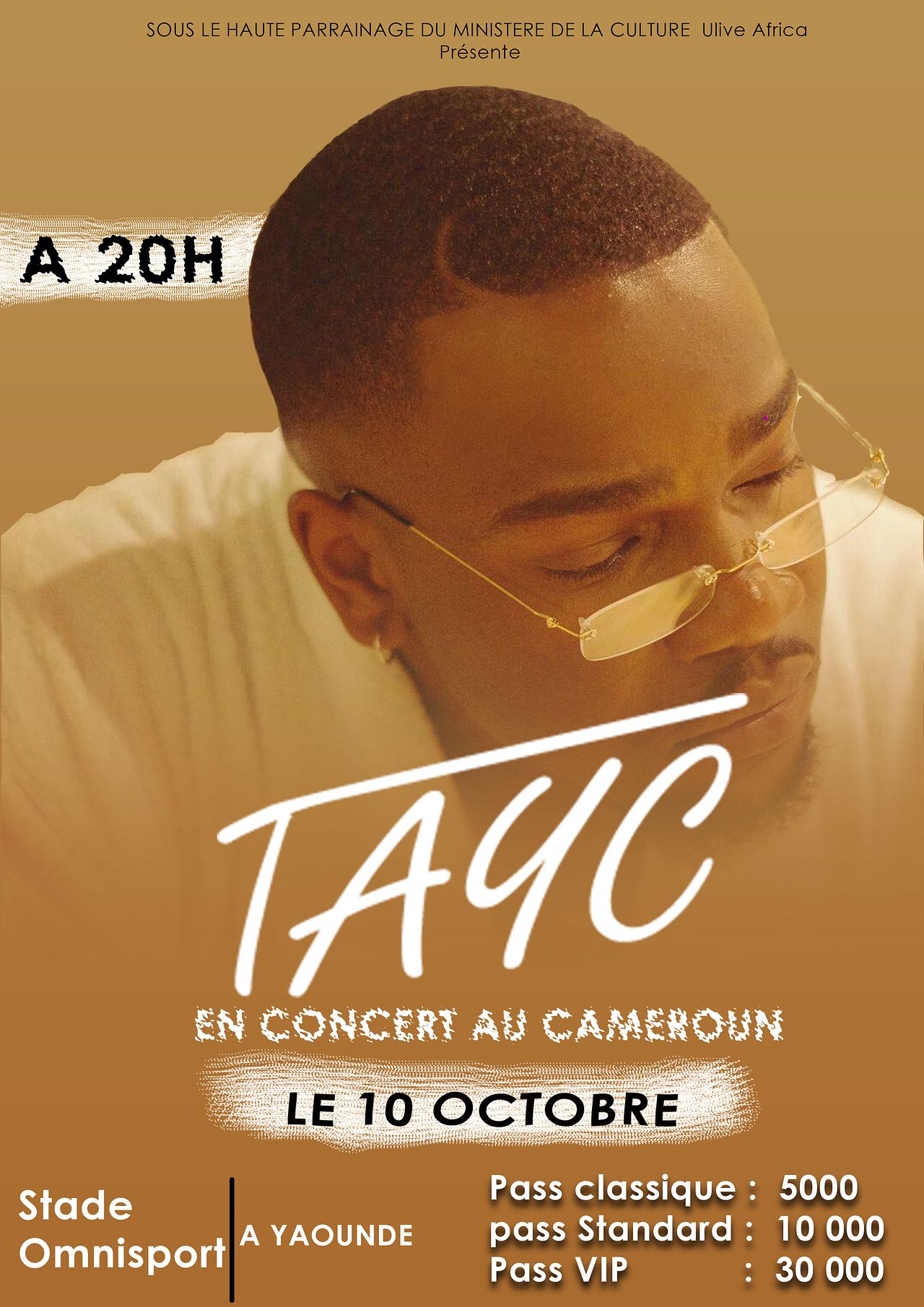 Exemple d'affiche de concert 