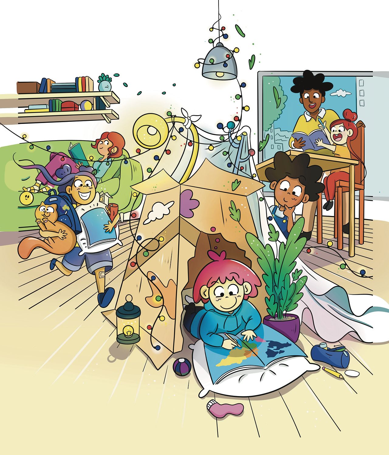 Cabane en carton