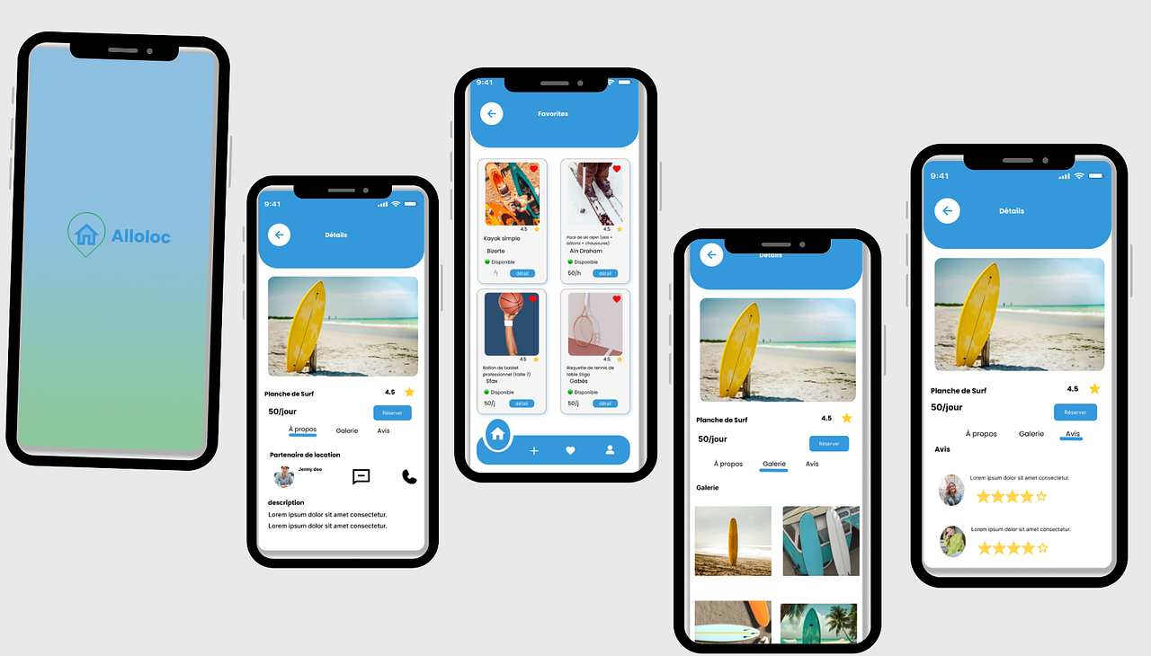 Alloloc – App de location d'équipements sportifs
