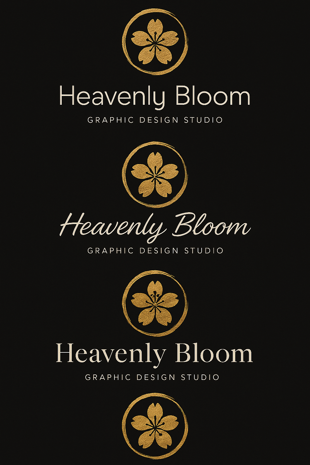 Heavenly Bloom - logo déclinaison
