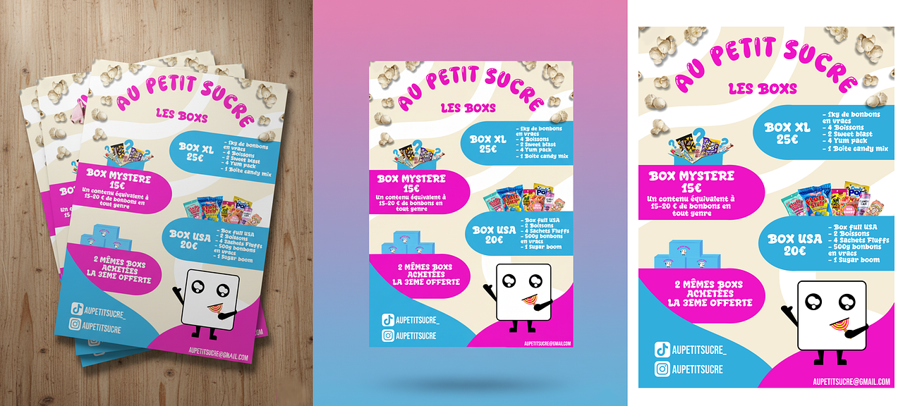 Flyer A5 Au Petit Sucre