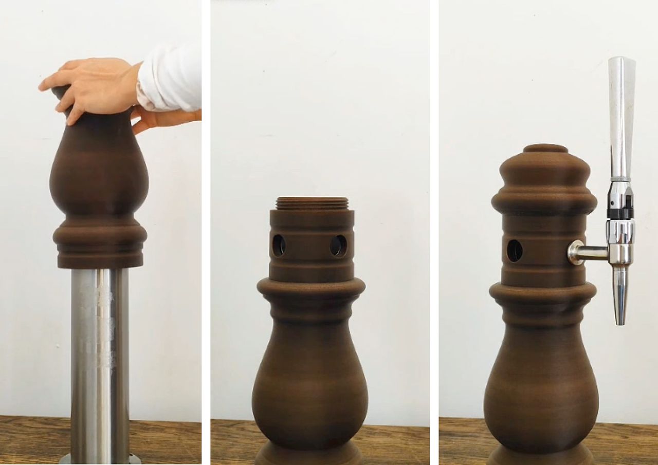 Conception d'une tireuse à coktail en impression